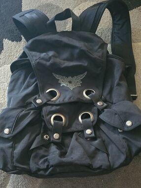 This vintage Oakley Software Sandbag Backpack from the early 2000s/Y2K era